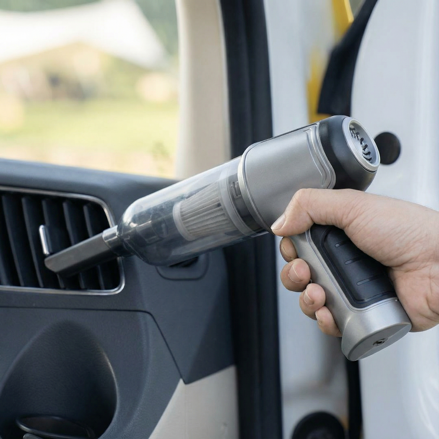 miniVac™ – 2-i-1 bildammsugare med sug- och blås­funktion