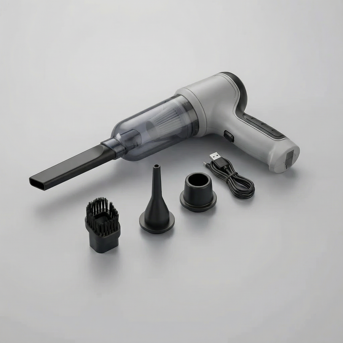 miniVac™ – 2-i-1 bildammsugare med sug- och blås­funktion